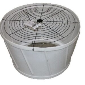 14" Discharge Poly Cone w/Outlet Guard, SS  Hdw